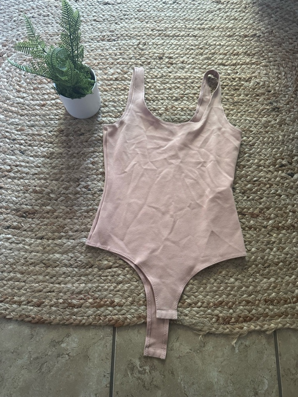 TAN TANK BODYSUIT